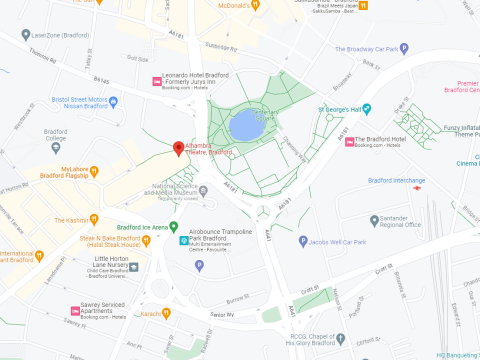 Google map screenshot of the Alhambra Theatre